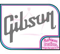 Gibson Chitarra Basso Logo Un Adesivo In Vinile Poster Da Parete Per La Musica
