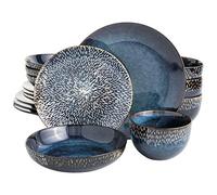 Gibson Elite Matisse Set di stoviglie da 16 pezzi, cobalto