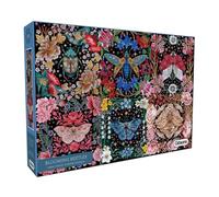 Gibsons Blooming Beetles - Puzzle da 1000 pezzi, con farfalle colorate, falene, collezione logo bianco, puzzle sostenibile per adulti Premium 100% riciclato, ottimo regalo