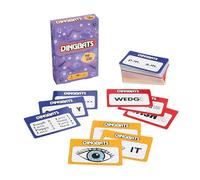 Gibsons Dingbats To Go - Gioco di parole rompicapo, scatola viola con 100 carte puzzle, divertente gioco da viaggio in famiglia per bambini e bambini dai 10 anni in su, 13 x 9 x 2,5 cm, 1+ giocatori