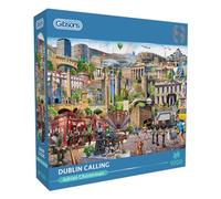 Gibsons Games - Puzzle da 1000 pezzi, motivo: Dublin Calling, motivo: Irlanda, puzzle sostenibile per adulti, cartone riciclato al 100% di alta qualità, ottimo regalo per adulti