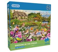 Birdsong by the Stream, puzzle da 250 pezzi XL, puzzle in campagna, puzzle extra large per adulti, cartone riciclato al 100% di alta qualità, ottimo regalo per adulti, Gibsons Games