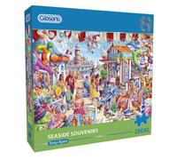 Seaside Souvenirs 250XL Piece Jigsaw Puzzle | Puzzle nostalgico | Puzzle extra large per adulti, cartone riciclato al 100% di alta qualità, ottimo regalo per adulti | Gibsons Games