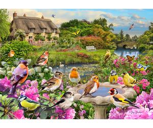 Gibsons - Puzzle Canto degli uccelli lungo il ruscello - 1000 Pezzi