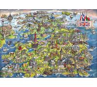 Puzzle Meravigliosa Gran Bretagna 1000 pezzi