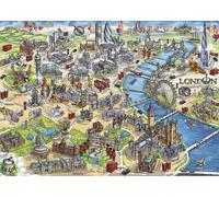 Gibsons Monumenti di Londra (disponibile anche come regalo da 500 pezzi), Multicolore, G7066