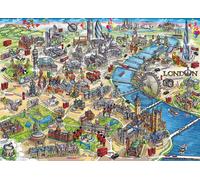 Gibsons - Puzzle Puzzle 500 pezzi Maria Rabinky: London Landmark - 500 Pezzi