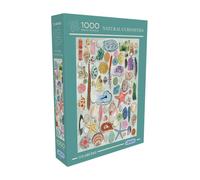 Gibsons The Art File Natural Curiosities - Puzzle da 1000 pezzi, bellissime opere d'arte colorate, gemme da spiaggia, conchiglie da spiaggia, puzzle sostenibile per adulti e adolescenti, 100%