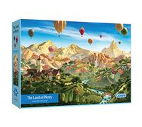Gibsons The Land of Plenty - Puzzle da 1000 pezzi | Foodscape Fun Food Fruit Jigsaw Artwork | Puzzle sostenibile per adulti e adolescenti, cartone riciclato al 100% di alta qualità, ottimo regalo