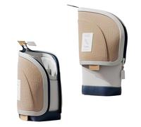 GIBZ Astuccio Telescopico 2 in 1 Portamatite Grande con Cerniera e Divisore per Studenti Adolescenti Ufficio Rosa