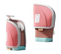 GIBZ Astuccio Telescopico 2 in 1 Portamatite Grande con Cerniera e Divisore per Studenti Adolescenti Ufficio Rosa