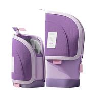 GIBZ Astuccio Telescopico 2 in 1 Portamatite Grande con Cerniera e Divisore per Studenti Adolescenti Ufficio Blu