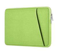 GIBZ Custodia per Laptop, Custodia per Computer Protettiva con Tasca, Sleeve Compatibile con MacBook, HP, Lenovo, Dell, ASUS, 14 Pollici, Verde