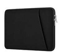 GIBZ Custodia per Laptop, Custodia per Computer Protettiva con Tasca, Sleeve Compatibile con MacBook, HP, Lenovo, Dell, ASUS, 17 Pollici, Nero