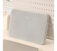 GIBZ Custodia per Laptop, Custodia Protettiva per Computer Compatibile con MacBook, Chromebook, HP, Acer, Dell, ASUS, Lenovo, 14.7 Pollici, Grigio