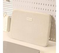 GIBZ Custodia per Laptop, Custodia Protettiva per Computer Compatibile con MacBook, Chromebook, HP, Acer, Dell, ASUS, Lenovo, 13.7 Pollici, Beige