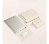 GIBZ Custodia per Laptop, Custodia Protettiva per Computer con Supporto e Borsa Impermeabile, Compatibile con MacBook HP DELL, 15-16 Pollici, Beige