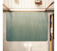 GIBZ Tappetino Bagno Diatomee Sfumati Tappeto Bagno ad Asciugatura Rapida Tappetini Antiscivolo In Gomma da 4 Mm Tagliabili Verde 45x70cm