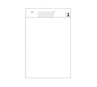 GICA - 25 blocchi comande 25x2 per ristorante, bar, pub, pizzerie, in carta chimica auto ricalcanti (25 pz - 2 copie)