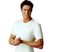 Gicipi 3 Maglie 100% Filo Scozia Art 261 Girocollo- Made in Italy- confez x 3 Pezzi (4, Bianco)