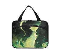 Giclée Giclée Glow Flame Style Hanging Kit per gli uomini da viaggio con gancio, borsa per il trucco trapuntata essenziale di design per viaggiatore vacanza bolso para maquillaje de Mujer L
