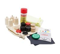 GICO Carrom Set di accessori Carrom Manufaktur per tutte le tavole in commercio: pietre Carrom, Striker, polvere scorrevole, kit per la cura dei piedi - 2116