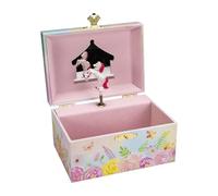 GICO Portagioie a forma di unicorno, per ragazze, carillon con musica, statuetta girevole e specchio, regalo di compleanno per ragazze, 15 x 13 x 9 cm - 92066