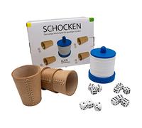 GICO Schocken, set completo di posate shock, 4 bicchieri e 12 cubi - Jule Meiern Maxen Mörkeln - 7959