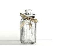 Gicos Barattolo Contenitore Cuore in Vetro UTILISSIMI 11 * 23 CM 1300 ML CLI-715747
