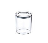 GICOS IMPORT EXPORT SRL Barattolo contenitore tondo multiuso con coperchio chiusura ermetica 10 * 13 cm 850 ml trasparente in plastica EMS-843648