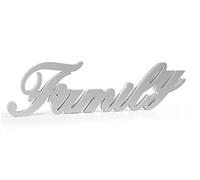 GICOS IMPORT EXPORT SRL Frase Decorativa, Legno, Bianco, Normale