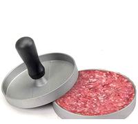 GICOS IMPORT EXPORT SRL Pressa Stampo per Hamburger in Alluminio 12 * 10 cm Antiaderente FUO-712562