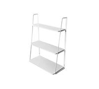 SCAFFALE DA PARETE 3 MENSOLE LEGNO LIBRERIA PENSILE MODERNO BIANCO 5022h68 cm