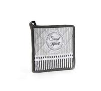 GICOS IMPORT EXPORT SRL Set 2 pz presina Forno Cucina in Tessuto 20 * 20 cm Decoro Sweet Home KTX-749100