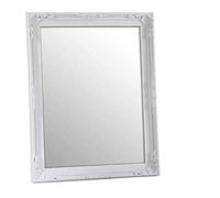 GICOS IMPORT EXPORT SRL Specchio Rettangolare da Parete Struttura in plastica Colore Bianco 35 * 45 * 2,5 cm MOG-800573