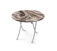 TAVOLO PIEGHEVOLE TAVOLINO SALVASPAZIO CAMERA SCRIVANIA COLOR MARMO 90h75 cm G