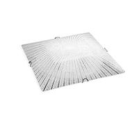 Gicos Lampada plafoniera applique in vetro decorata bianca 3 luci 40 cm da parete soffitto ORM-549816