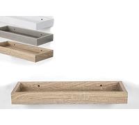 Gicos Mensola da parete contenitore pensile scaffale in legno mdf da muro 60 * 15 * 4 cm 3 colori DOU-751394