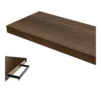 Gicos Mensola da Parete pensile scaffale in Legno MDF da Muro Color Noce 40 * 25 * 4 cm DOU-788918