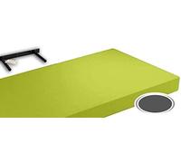 Gicos Mensola da Parete pensile scaffale in Legno MDF da Muro Colore Verde 100 * 25 * 4 cm DOU-789328