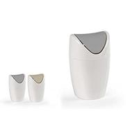 GICOS IMPORT EXPORT SRL Pattumiera bidone cestino rifiuti bagno ufficio in plastica 13 * 12 * 20 cm 1,5 litri 2 colori OZC-839337