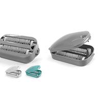 Gicos Raccogli briciole raccoglibriciole in plastica 2 spazzole colori assortiti 17 * 10 * 5cm BEE-839856