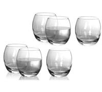 Gicos Set 6 Bicchieri Bicchiere Acqua Impero 405 CC Vetro Diamante New STOVIGLIE Accessori Cucina