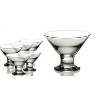 GICOS SRL Set 6 pz Bicchieri Coppe Gelato Cocktail Ice 165 CC 10,5 * 8 cm in Vetro ACF-728228