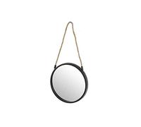 Gicos Specchio Tondo con Corda Colore Nero ⌀25 cm da Parete ASK-777042
