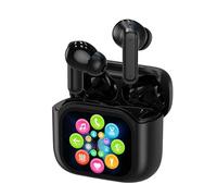 GiDaCom Auricolari Bluetooth con Schermo Touchscreen LED - Cuffie Wireless Hi-Fi con Chip 6.0, Display Multilingua, Controllo Musica, EQ, modalità Gioco, Telecomando Foto - Suono Immersivo e Design