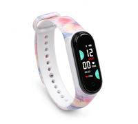 GiDaCom Colori del Tempo - Orologio Digitale con Ora e Data in 9 Fantasie Artistiche - Dal Romanticismo di Cuore d'Amore alle Atmosfere delle Stagioni - Indossa la Tua Sfumatura - Idea Regalo