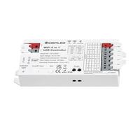 GIDEALED Controller LED WiFi Smart 5 in 1 RGBWW, Controller wireless intelligente per RGBCCT RGBW RGB CCT Streifen LED monocolore, APP/Controllo vocale Funziona con Alexa/Google Assistant
