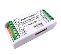 GIDEALED RGBW Decoder DMX 4 canali,controller per striscia LED RGBW Mini16A RGB DMX 512 driver dimmer per modulo striscia LED RGBW RGB DC9-24V