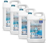 GiDeli Acqua demineralizzata 4 x 5 l acqua distillata per ferro da stiro, batterie, refrigeratore, umidificatore, acquario e laboratorio acqua senza calcare, inodore, trasparente